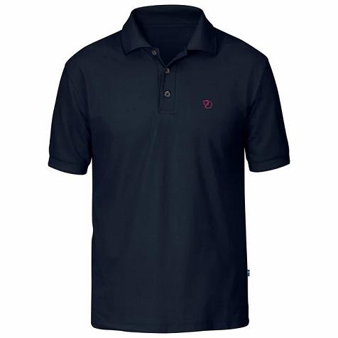 Fjallraven Crowley Pique T-Shirt Black Singapore For Men (SG-492914)